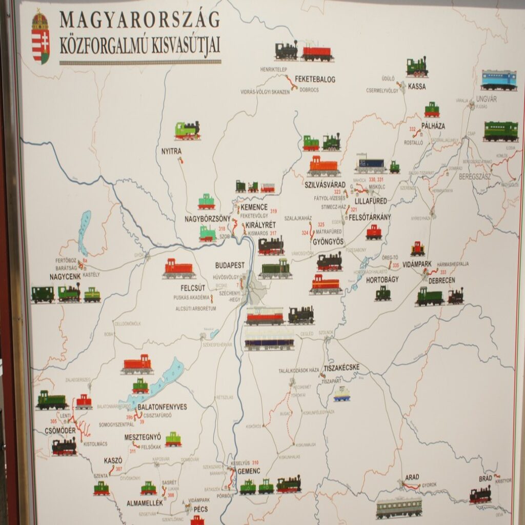 Kolej wąskotorowa na Węgrzech