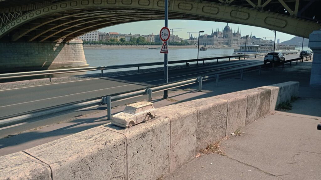 Figurki Kolodki w Budapeszcie   mapa Blog o Węgrzech