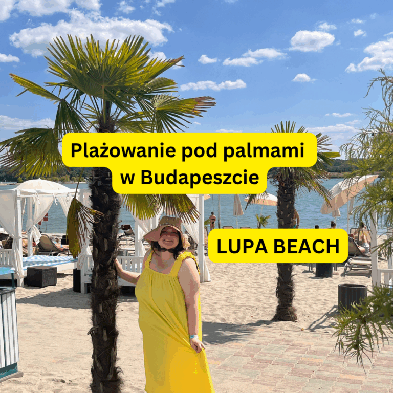 Pllażowanie pod palmami w Budapeszcie